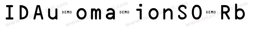 IDAutomationSOCRb Re字体转换